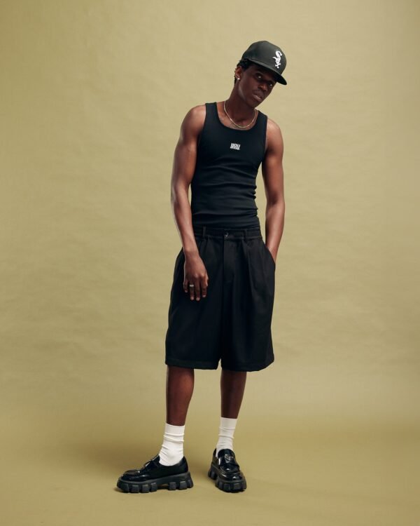 PLEATED SHORT | Black
