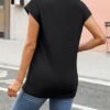 Womens Cap Sleeve Summer Tops Going Out Workout Outfit Spring T Shirts Casual Dressy Fashion Trendy Clothes 2025
