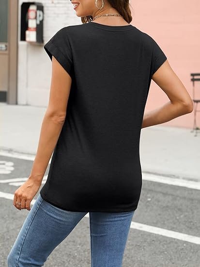 Womens Cap Sleeve Summer Tops Going Out Workout Outfit Spring T Shirts Casual Dressy Fashion Trendy Clothes 2025