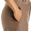 Trousers Belt Loop With Side Adjusters - Cocoa (Straight Cut)