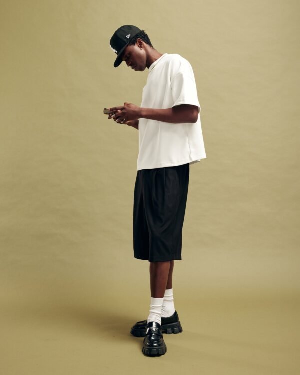 PLEATED SHORT | Black