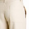 Trousers Belt Loop With Side Adjusters - Cream (Straight Cut)