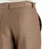 Trousers Belt Loop With Side Adjusters - Cocoa (Straight Cut)