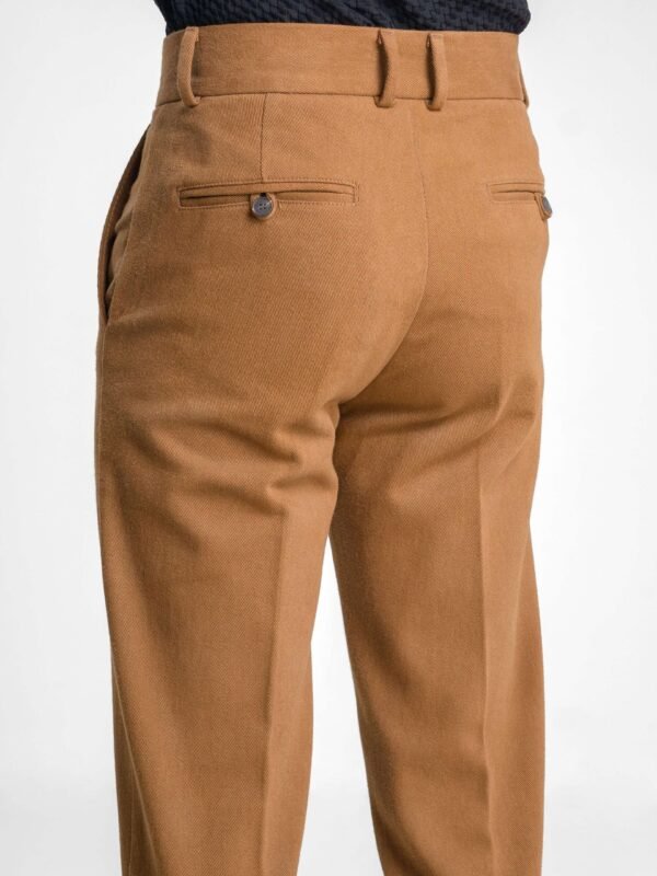Straight Cut Trousers - Coffee