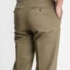 Straight Cut Trousers - Olive Green
