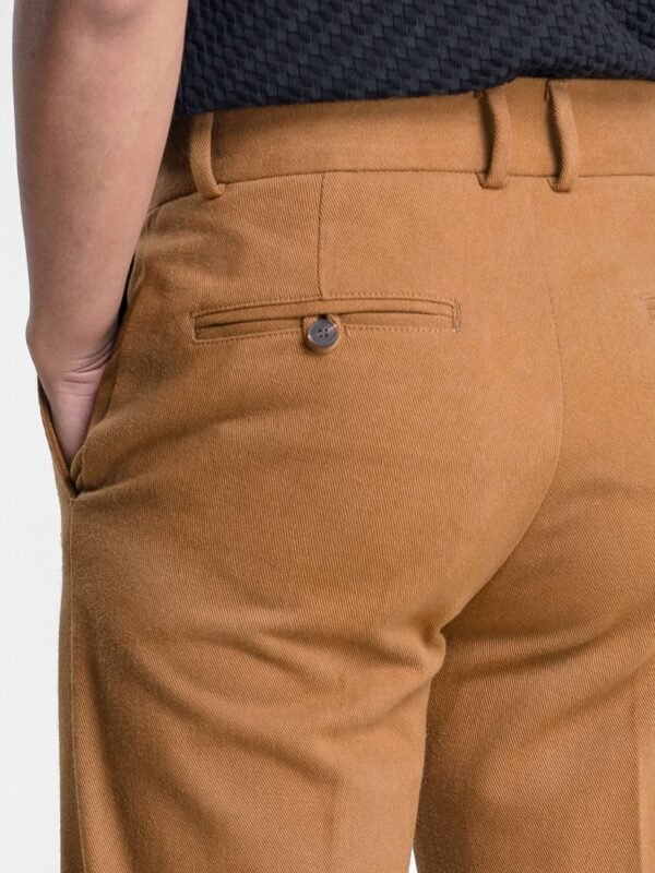 Straight Cut Trousers - Coffee