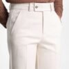 Straight Cut Trousers - Off White