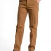 Straight Cut Trousers - Coffee