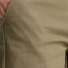 Straight Cut Trousers - Olive Green