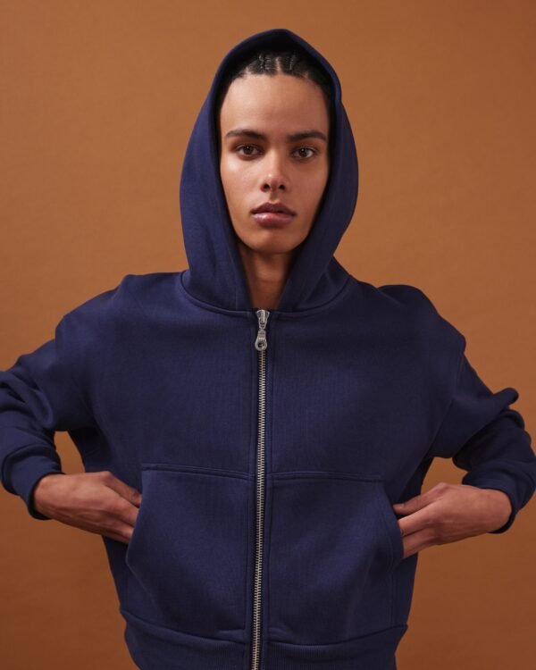 ZIP HOODIE | Midnight Blue