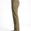 Straight Cut Trousers - Olive Green
