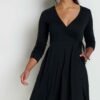 Freesia Long Sleeve Wrap Dress