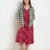 Manzana Paneled Midi Dress