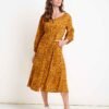 Manzana Paneled Midi Dress