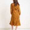 Manzana Paneled Midi Dress