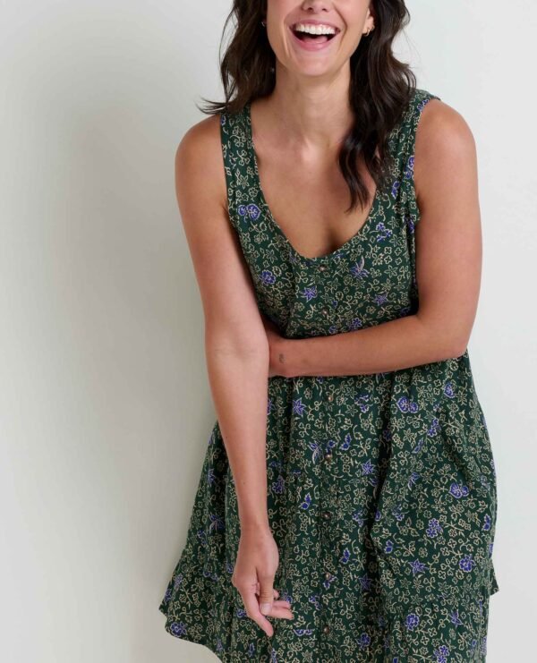 Manzana Tiered Sleeveless Dress
