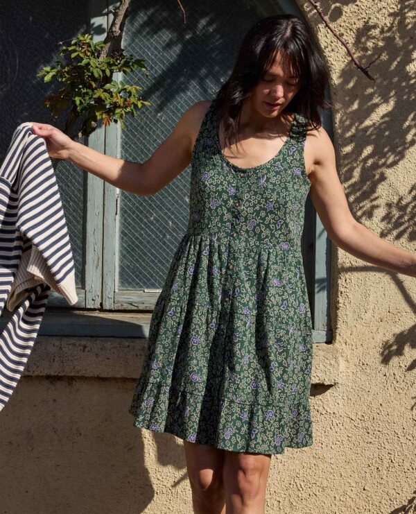 Manzana Tiered Sleeveless Dress