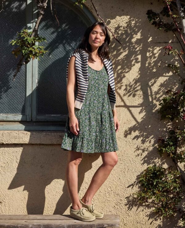 Manzana Tiered Sleeveless Dress