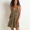 Plumeria Halter Dress