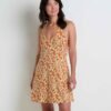 Plumeria Halter Dress