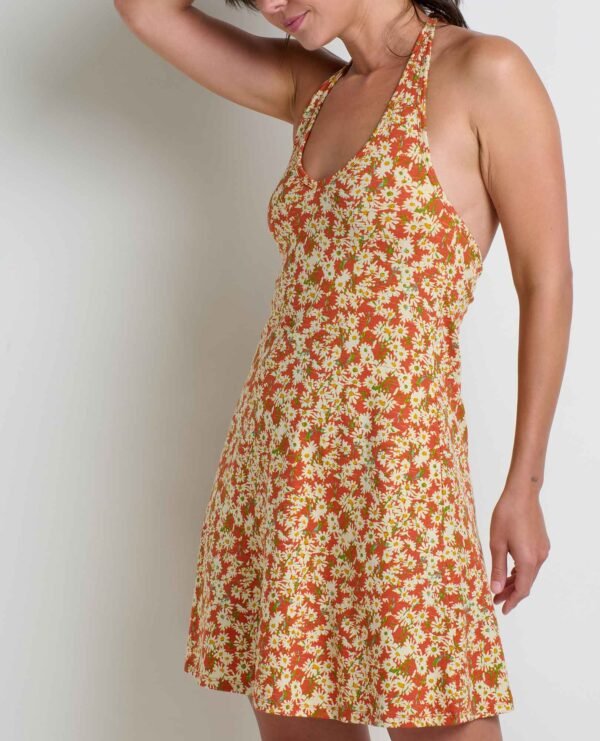 Plumeria Halter Dress