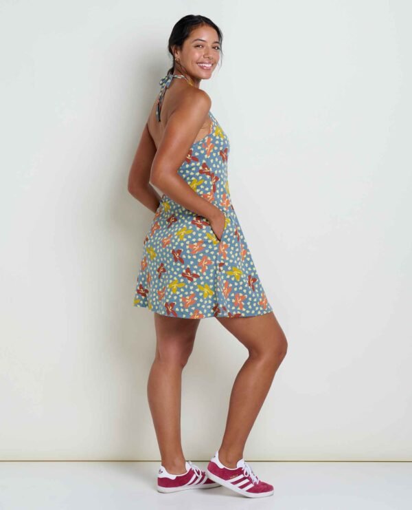 Plumeria Halter Dress