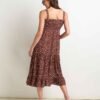 Taj Hemp Tiered Midi Dress