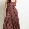 Taj Hemp Tiered Midi Dress