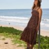 Taj Hemp Tiered Midi Dress