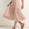 Taj Hemp Tiered Midi Dress