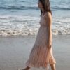 Taj Hemp Tiered Midi Dress
