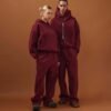 ZIP HOODIE | Cherry Cola